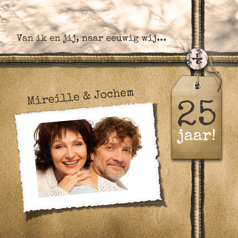 Jubileum 25 jaar classic RB - Jubileumkaarten Jubileumkaarten - Jubileum 25 jaar classic RB