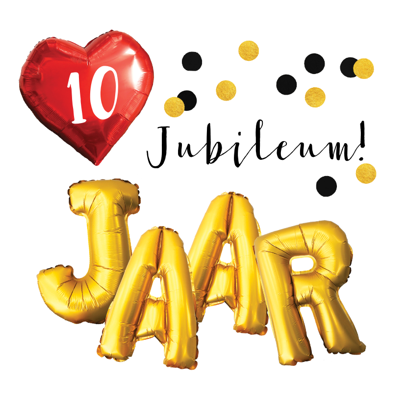 Jubileum felicitatie aantal jaar zelf invullen - Jubileumkaarten Jubileumkaarten - Jubileum felicitatie aantal jaar zelf invullen