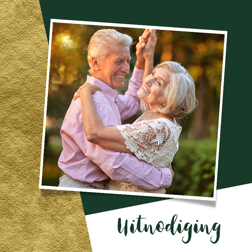 Jubileum uitnodiging achtergrondkleur aanpasbaar - Jubileumkaarten Jubileumkaarten - Jubileum uitnodiging achtergrondkleur aanpasbaar