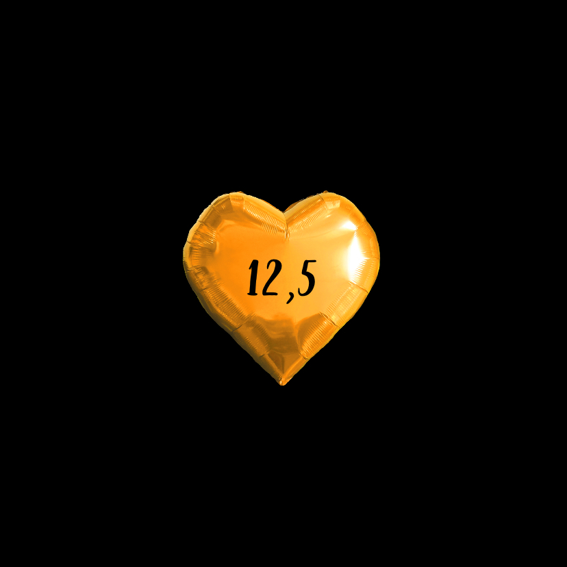 Jubileumkaart 12,5 jaar huwelijk uitnodiging - Jubileumkaarten Jubileumkaarten - Jubileumkaart 12,5 jaar huwelijk uitnodiging