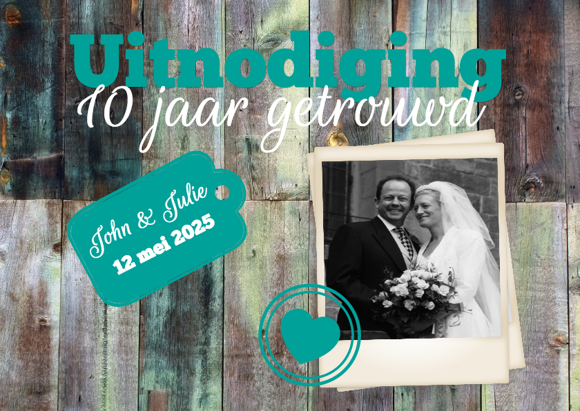 Uitnodiging 10 jaar-isf - Jubileumkaarten Jubileumkaarten - Uitnodiging 10 jaar-isf