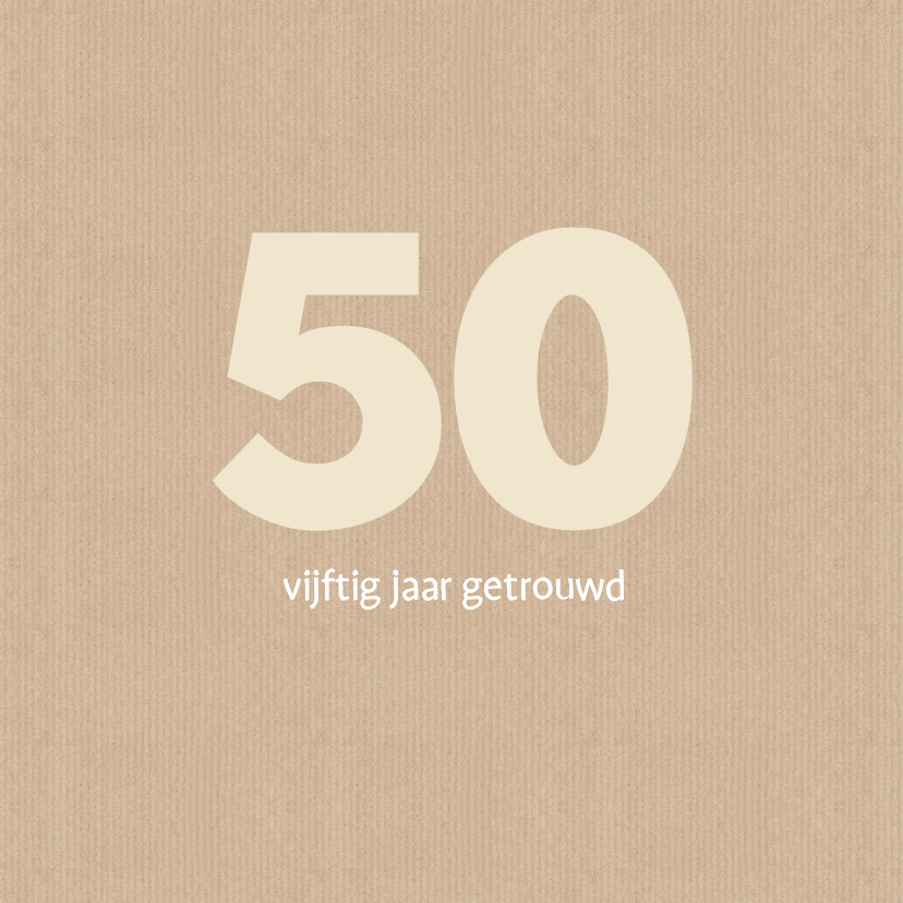Uitnodiging jubileum 50 papier - Jubileumkaarten Jubileumkaarten - Uitnodiging jubileum 50 papier