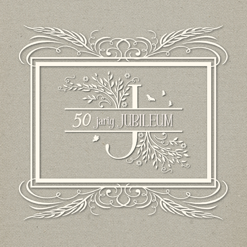 Uitnodiging jubileum paper SG - Jubileumkaarten Jubileumkaarten - Uitnodiging jubileum paper SG