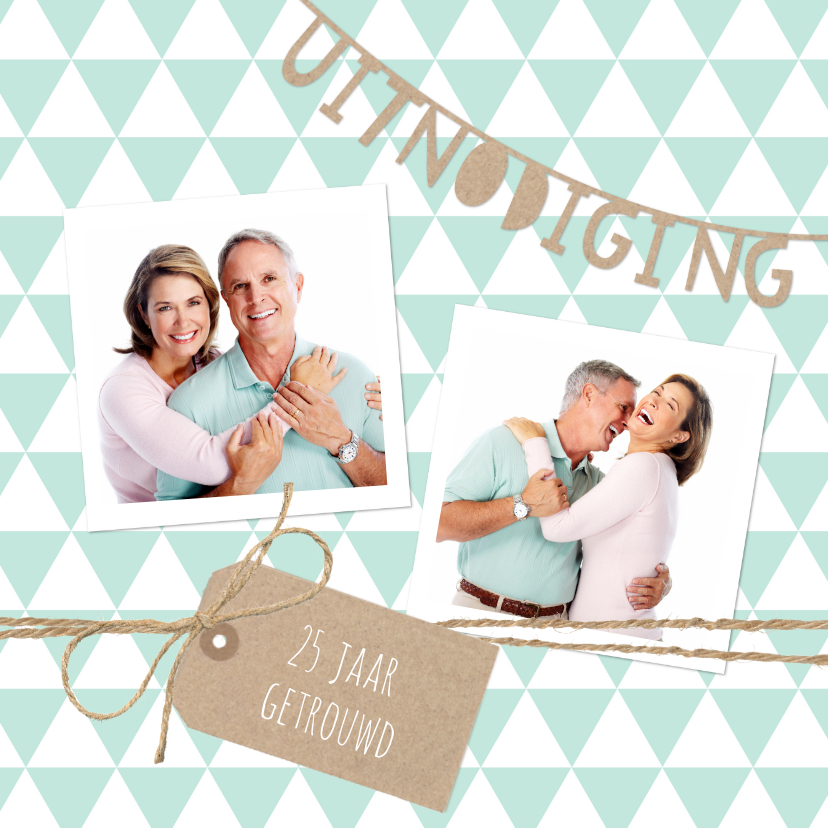 Uitnodiging Slinger Jubileum - Jubileumkaarten Jubileumkaarten - Uitnodiging Slinger Jubileum