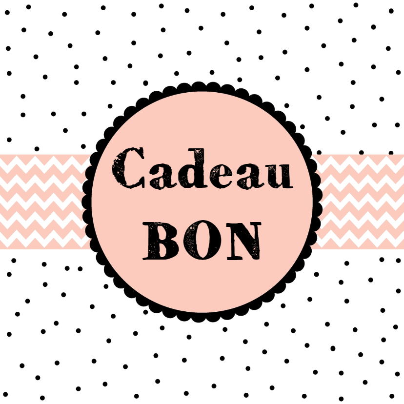 Cadeaubon Roze - WW - Kaarten mailing Kaarten mailing - Cadeaubon Roze - WW