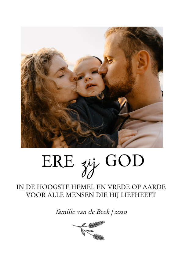 Christelijke kerstkaart met bijbeltekst - Kerstkaarten Kerstkaarten - Christelijke kerstkaart met bijbeltekst