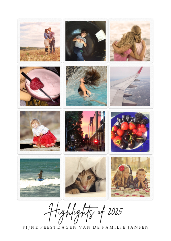 Instagram kerstkaart Highlights - Kerstkaarten Kerstkaarten - Instagram kerstkaart Highlights