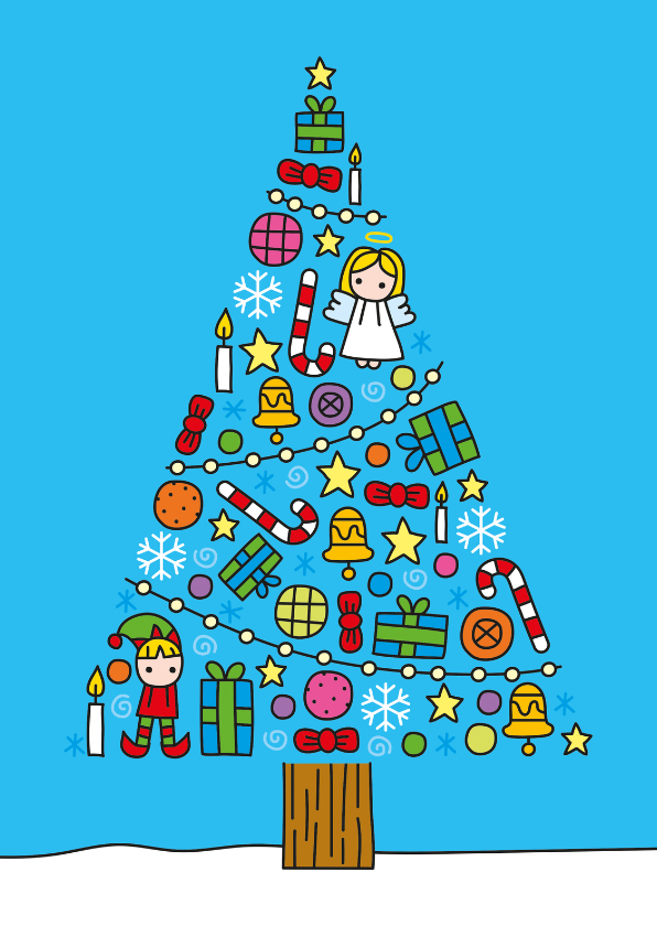 Kerst Boompje - Kerstkaarten Kerstkaarten - Kerst Boompje