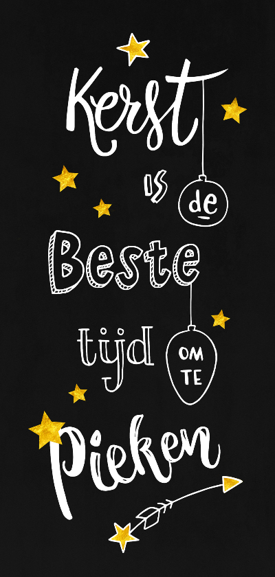 Kerst en Nieuwjaar pieken - Kerstkaarten Kerstkaarten - Kerst en Nieuwjaar pieken