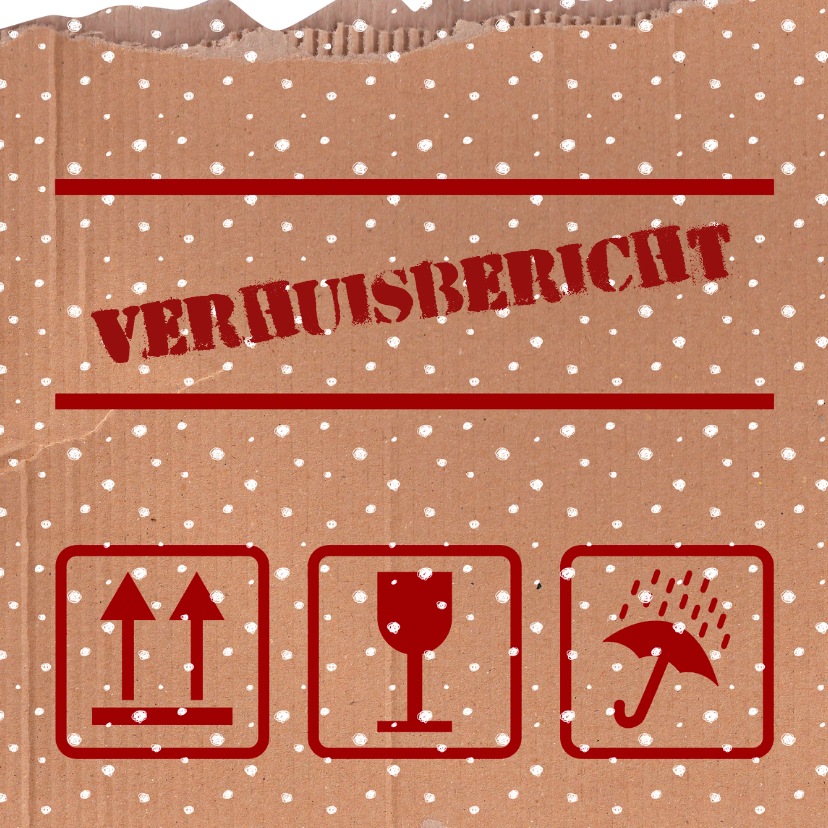 Kerst Verhuisdoos Sneeuw - HR - Kerstkaarten Kerstkaarten - Kerst Verhuisdoos Sneeuw - HR