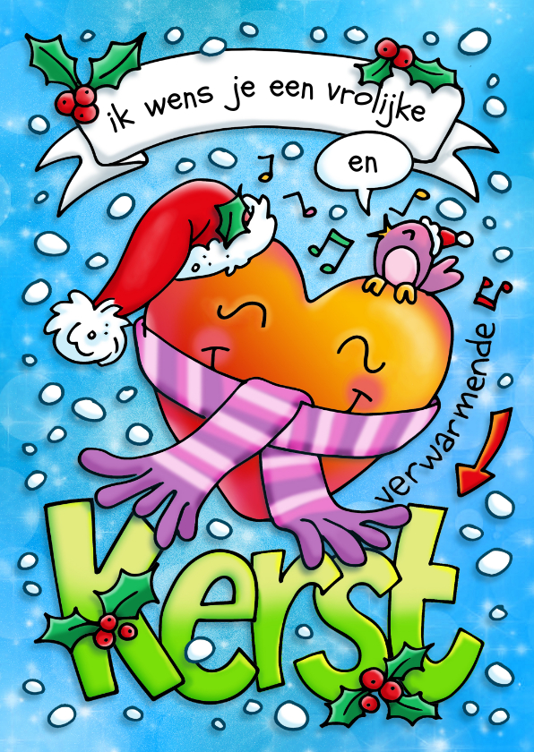 Kerst vrolijk en hartverwarmend - Kerstkaarten Kerstkaarten - Kerst vrolijk en hartverwarmend