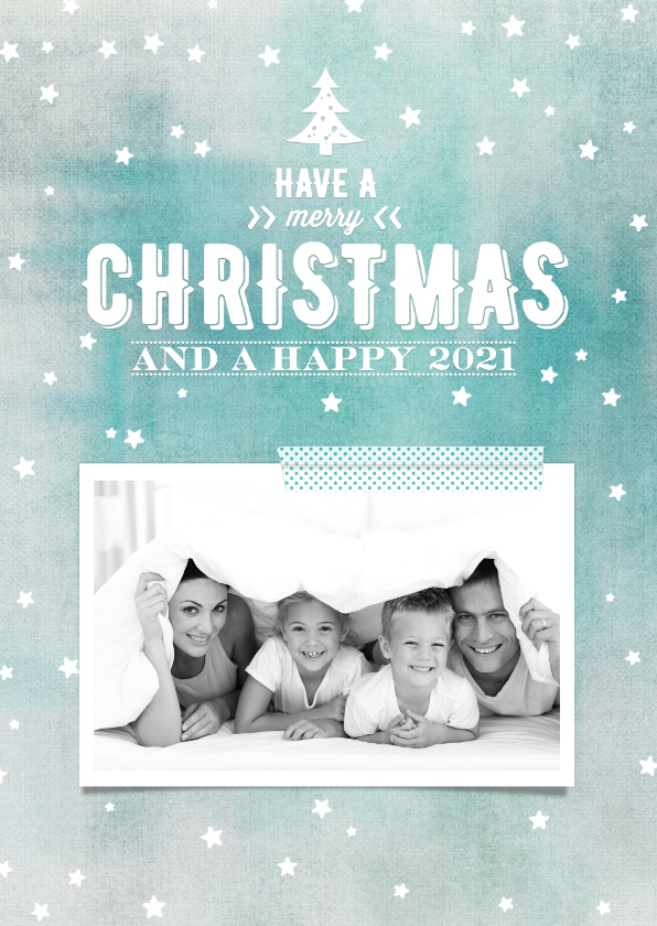 Kerstkaart aquarel 2020 - Kerstkaarten Kerstkaarten - Kerstkaart aquarel 2020