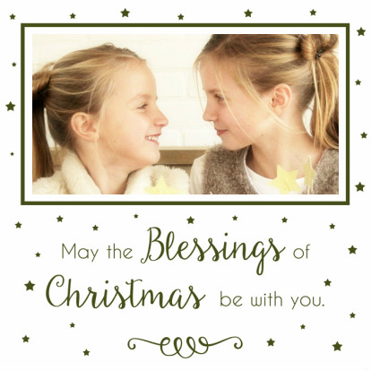 Kerstkaart Blessings 2 - WW - Kerstkaarten Kerstkaarten - Kerstkaart Blessings 2 - WW