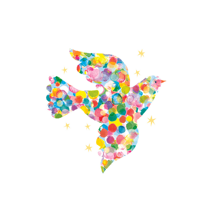 Kerstkaart Bright Dove wit - Kerstkaarten Kerstkaarten - Kerstkaart Bright Dove wit