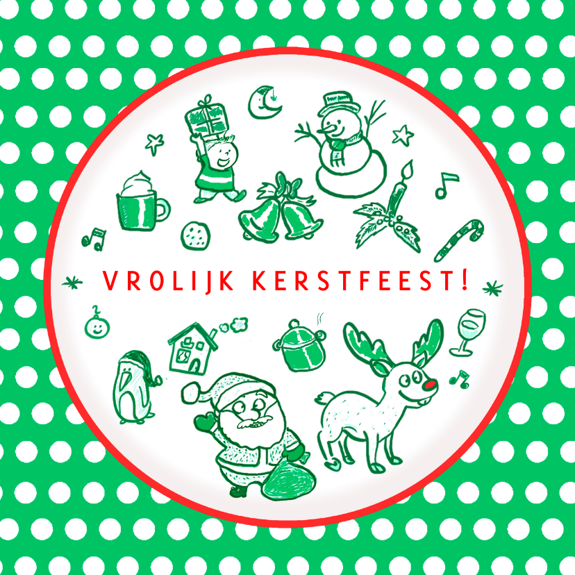 Kerstkaarten - Kerstkaart CliniClowns Feest