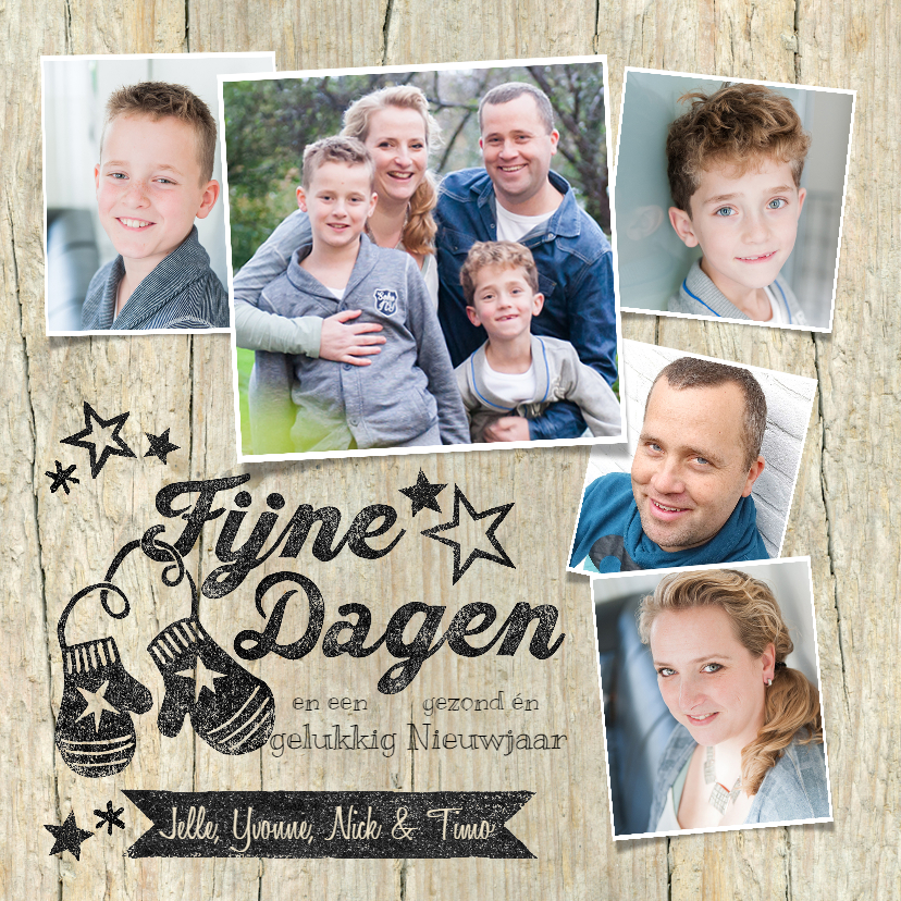 Kerstkaart foto divers hout kerst - Kerstkaarten Kerstkaarten - Kerstkaart foto divers hout kerst