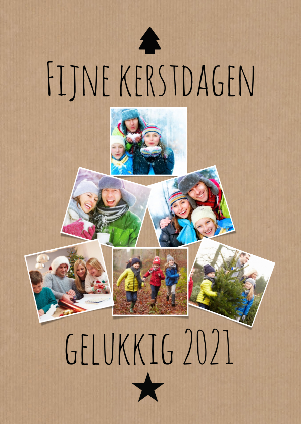 Kerstkaart gezellige samen op de kaart - Kerstkaarten Kerstkaarten - Kerstkaart gezellige samen op de kaart