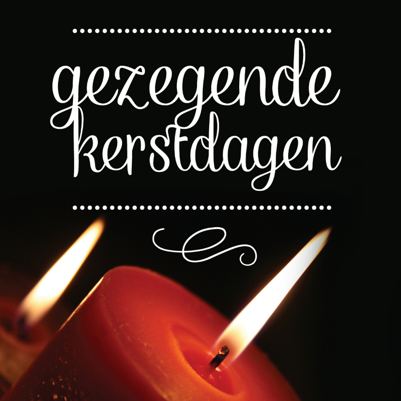 Kerstkaarten - Kerstkaart Goodies Gezegend