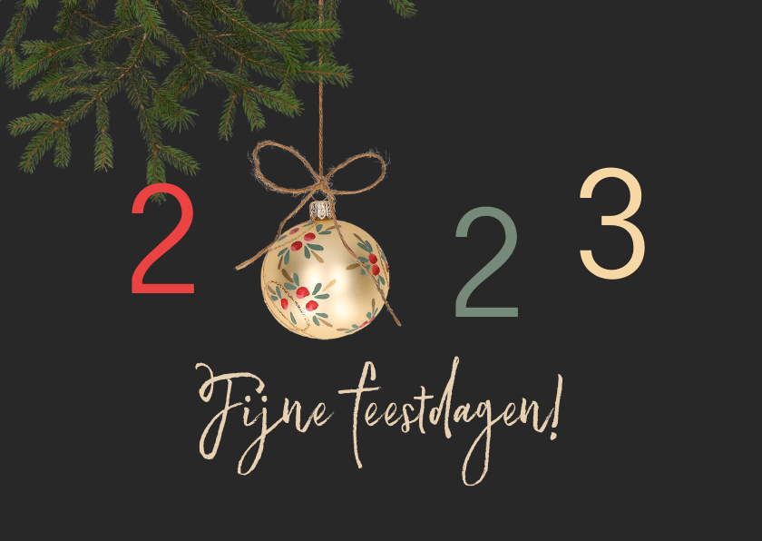 Tak Met Kerstballen 2025 Daune Justina