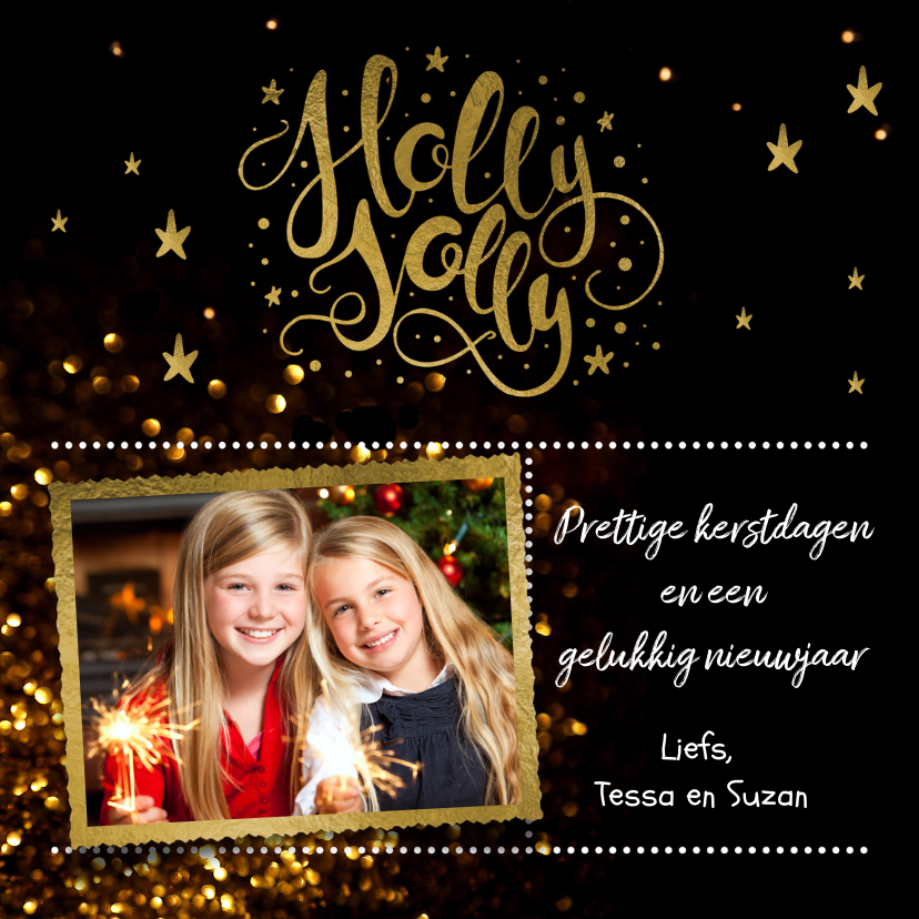 Kerstkaart holy joly - LO - Kerstkaarten Kerstkaarten - Kerstkaart holy joly - LO