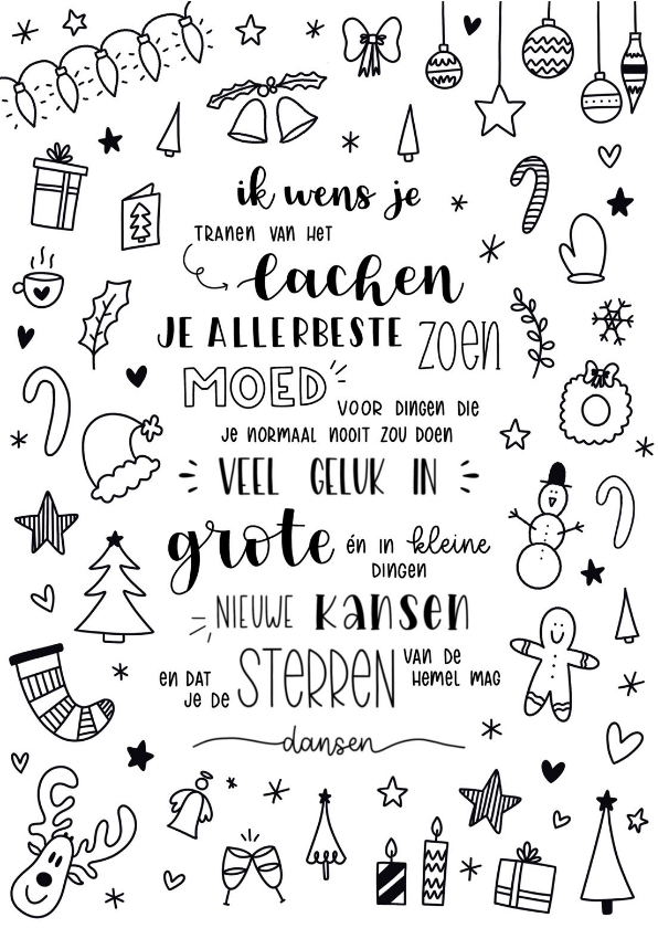 Kerstkaarten - Kerstkaart - Ik wens je