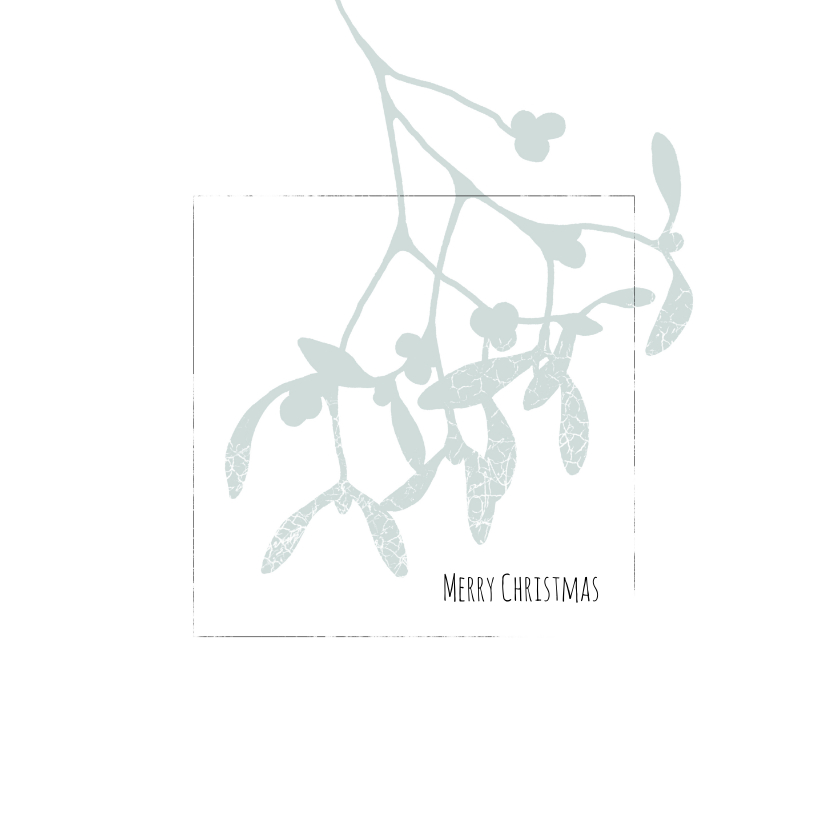 Kerstkaart mistletoe 2020-2021 - Kerstkaarten Kerstkaarten - Kerstkaart mistletoe 2020-2021