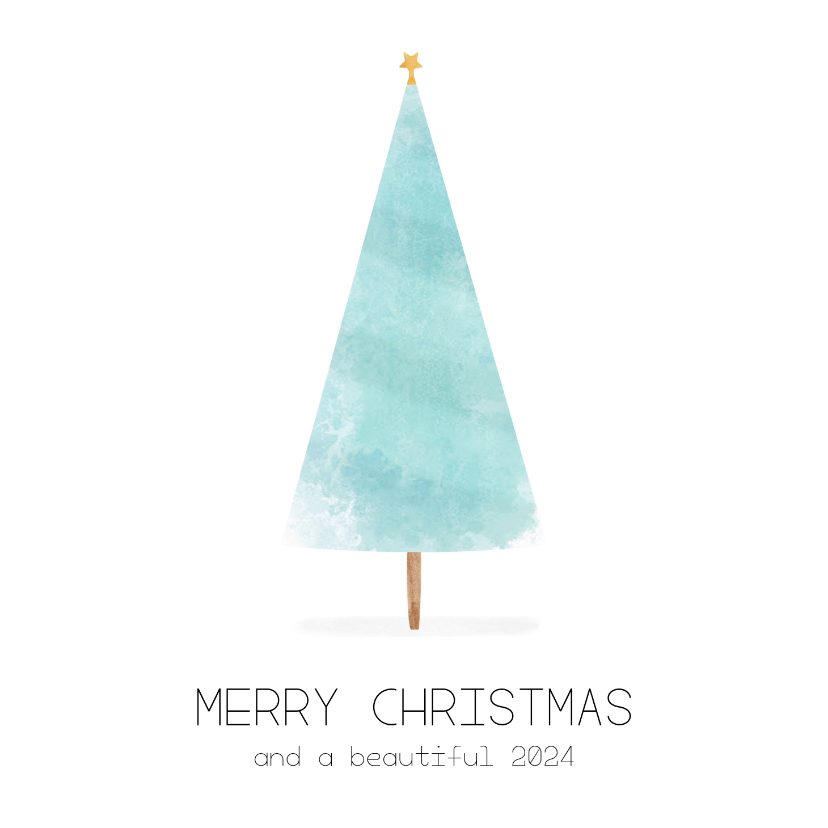 Kerstkaart modern en minimalistisch! - Kerstkaarten Kerstkaarten - Kerstkaart modern en minimalistisch!