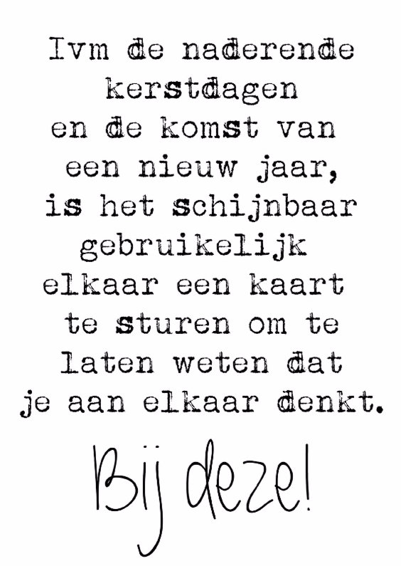 kerstkaart naderende kerst - Kerstkaarten Kerstkaarten - kerstkaart naderende kerst