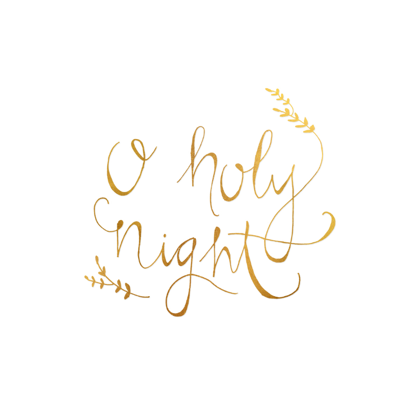 Kerstkaart O holy night - Kerstkaarten Kerstkaarten - Kerstkaart O holy night