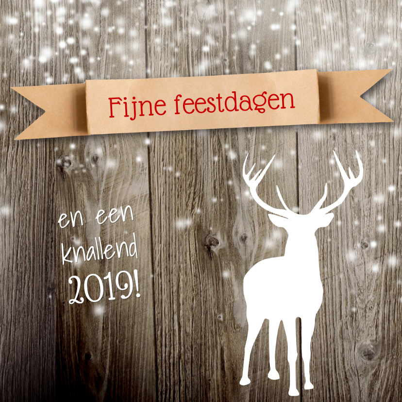 Kerstkaart-rendier1 - Kerstkaarten Kerstkaarten - Kerstkaart-rendier1