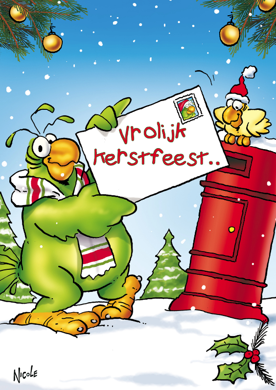 Kerstkaart Rocco Post - RN - Kerstkaarten Kerstkaarten - Kerstkaart Rocco Post - RN