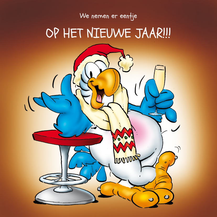 Kerstkaart Rocco proost - Kerstkaarten Kerstkaarten - Kerstkaart Rocco proost