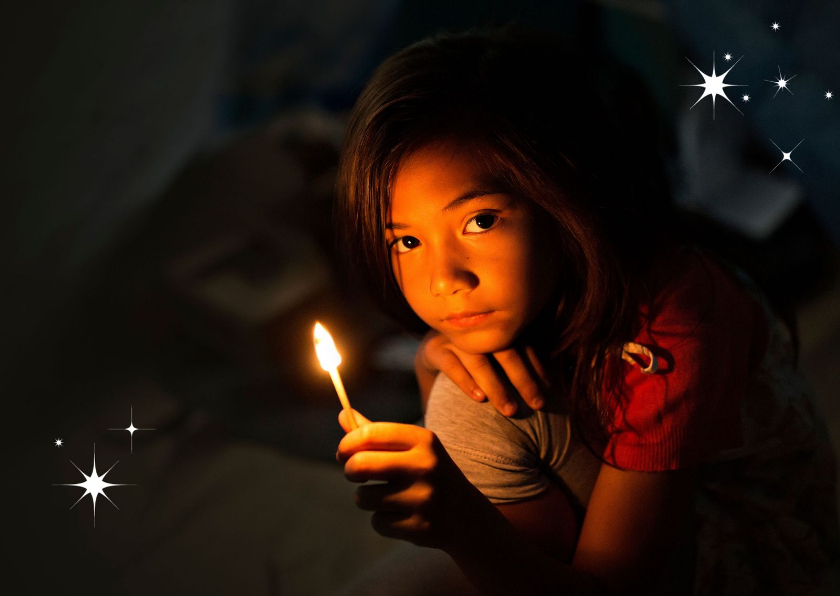 Kerstkaart SOS Kinderdorpen met vaste foto - Kerstkaarten Kerstkaarten - Kerstkaart SOS Kinderdorpen met vaste foto