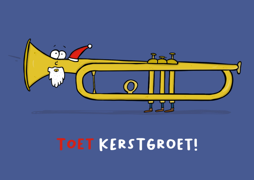 Kerstkaarten - Kerstkaart toet kerstgroet