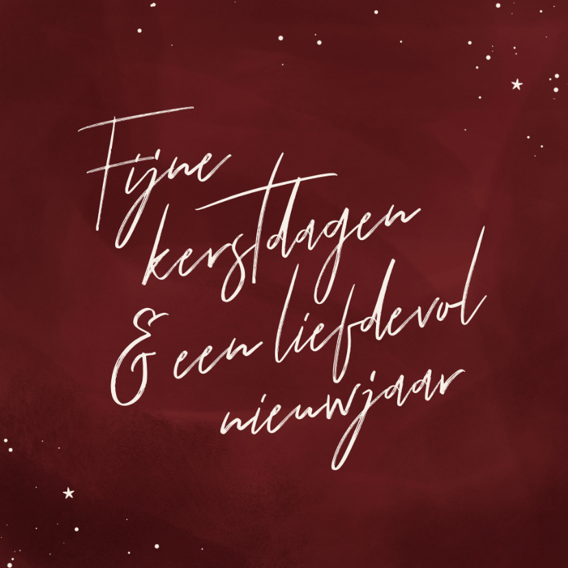 Kerstkaarten - Kerstkaartje rood liefdevol nieuwjaar cliniclowns 