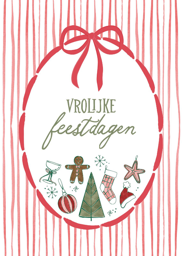 Kerstkkaart vrolijke feestdagen voor jou! - Kerstkaarten Kerstkaarten - Kerstkkaart vrolijke feestdagen voor jou!