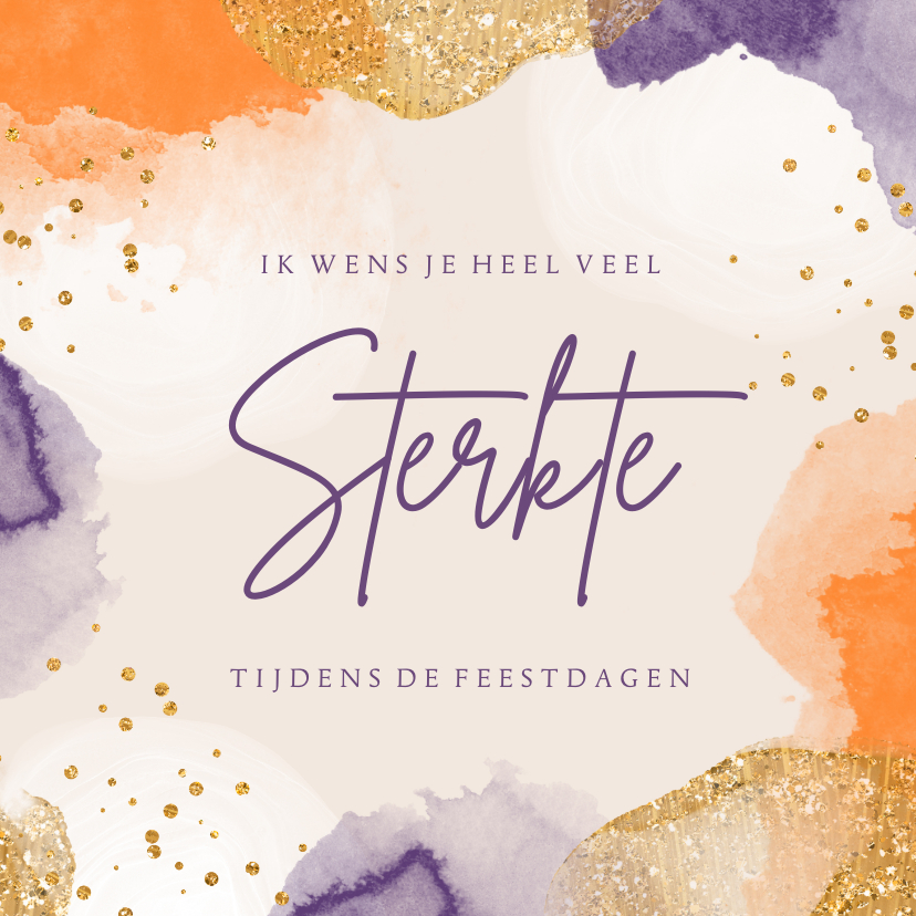 Kerstkaarten - KiKa kerstkaart sterkte tijdens feestdagen