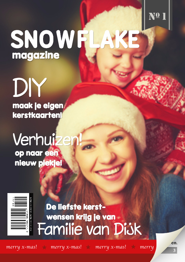 Magazine kerstverhuizing - DH - Kerstkaarten Kerstkaarten - Magazine kerstverhuizing - DH