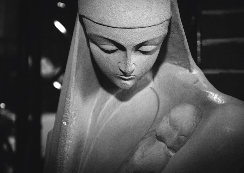 Maria en kindje jezus - Kerstkaarten Kerstkaarten - Maria en kindje jezus