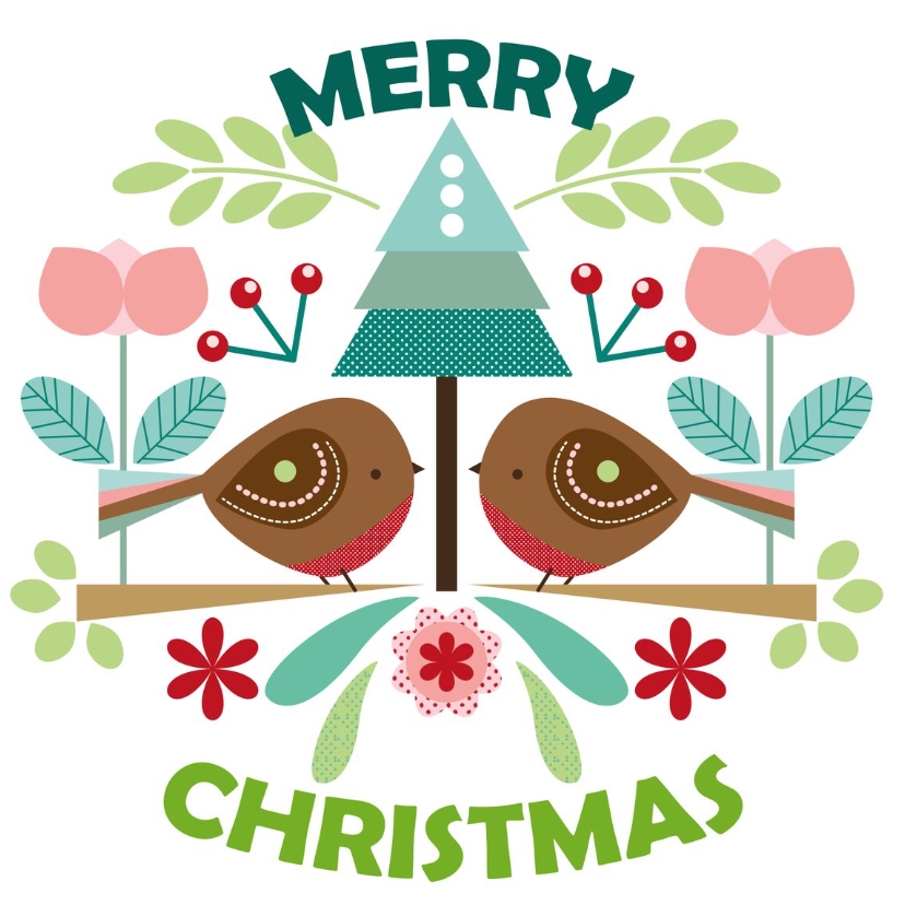 Scandinavische Folklore Kerstkaart - Kerstkaarten Kerstkaarten - Scandinavische Folklore Kerstkaart
