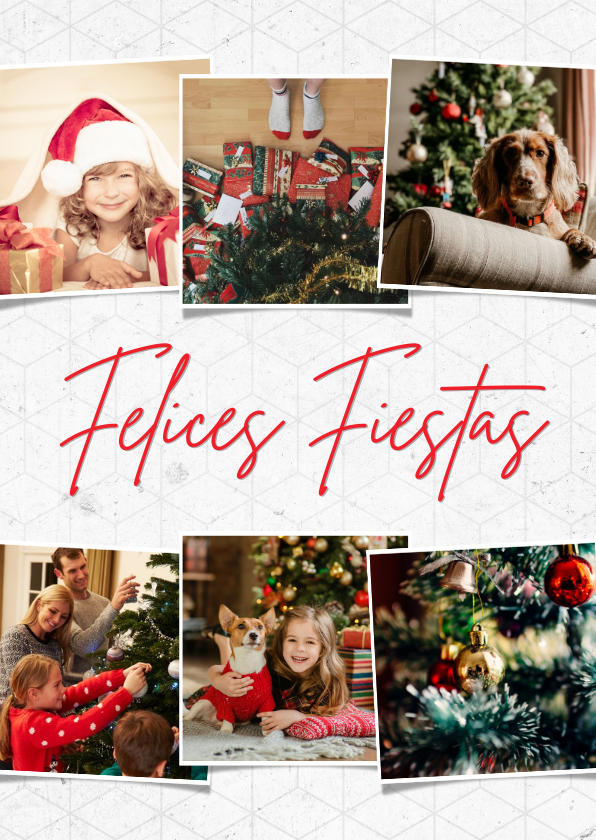 Spaanse kerstkaart met veel foto's Kaartje2go