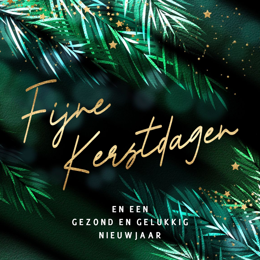 Stijlvolle kerstkaart kerstsfeer takjes - Kerstkaarten Kerstkaarten - Stijlvolle kerstkaart kerstsfeer takjes
