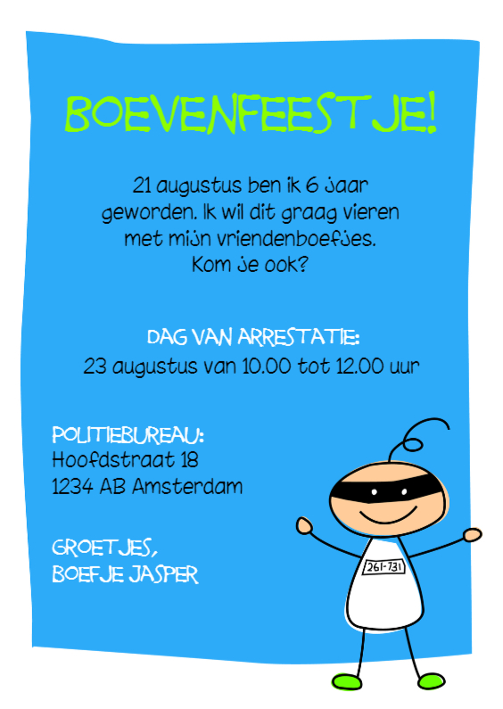 Boevenfeestje - Kinderfeestjes Kinderfeestjes - Boevenfeestje
