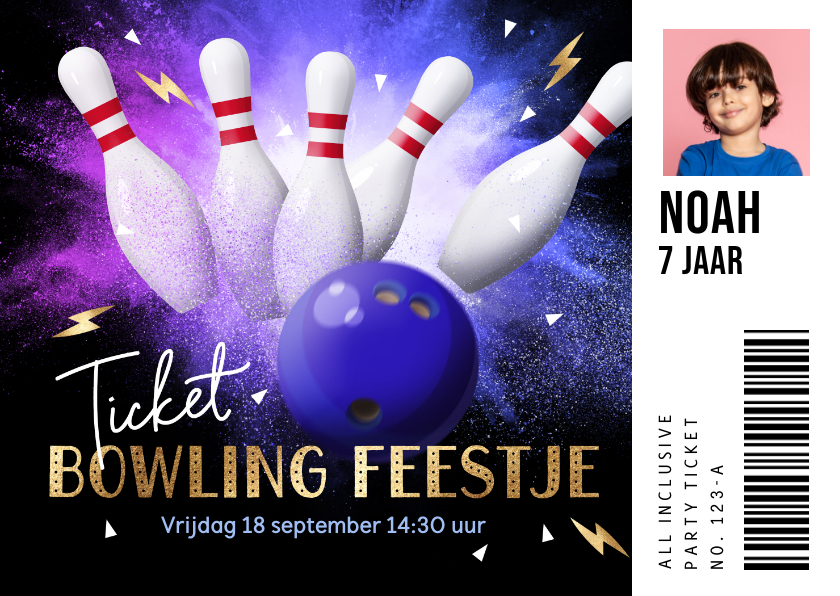 Kinderfeestjes - Bowling kinderfeestje ticket