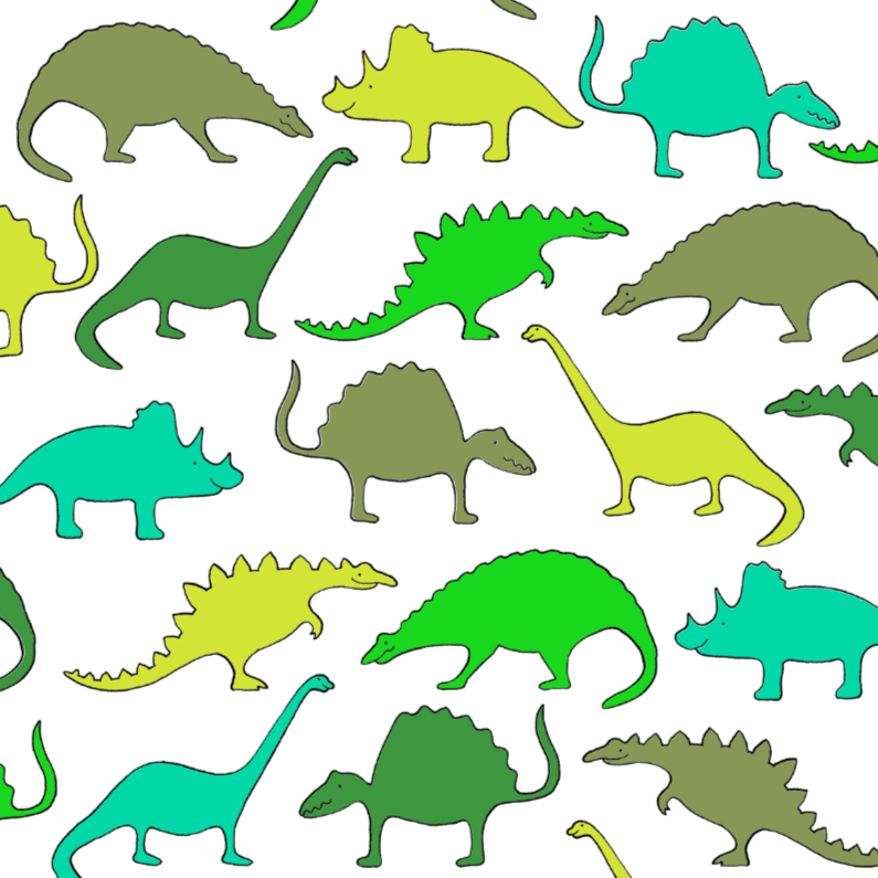 Dino's groen - Kinderfeestjes Kinderfeestjes - Dino's groen