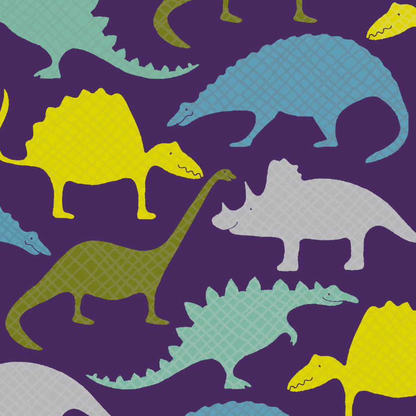 Dinosauriërs paars - Kinderfeestjes Kinderfeestjes - Dinosauriërs paars