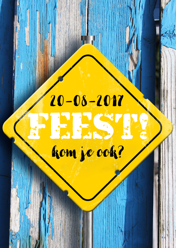 Feest stoer zelf aanpassen b - Kinderfeestjes Kinderfeestjes - Feest stoer zelf aanpassen b