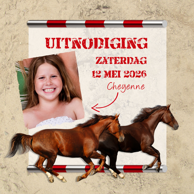 Kinderfeestjes - Galopperende paarden-isf