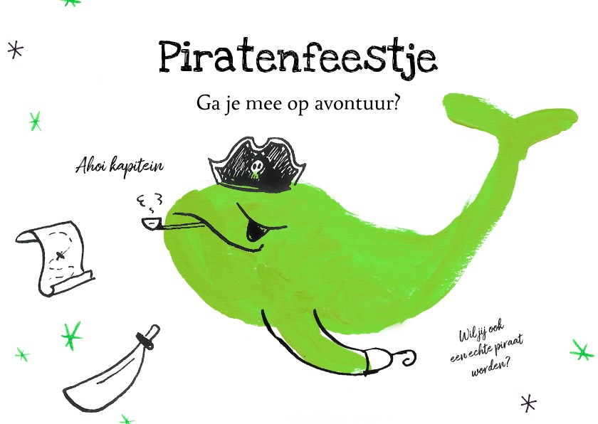 Ik geef een piratenfeestje - met illustratie - Kinderfeestjes Kinderfeestjes - Ik geef een piratenfeestje - met illustratie