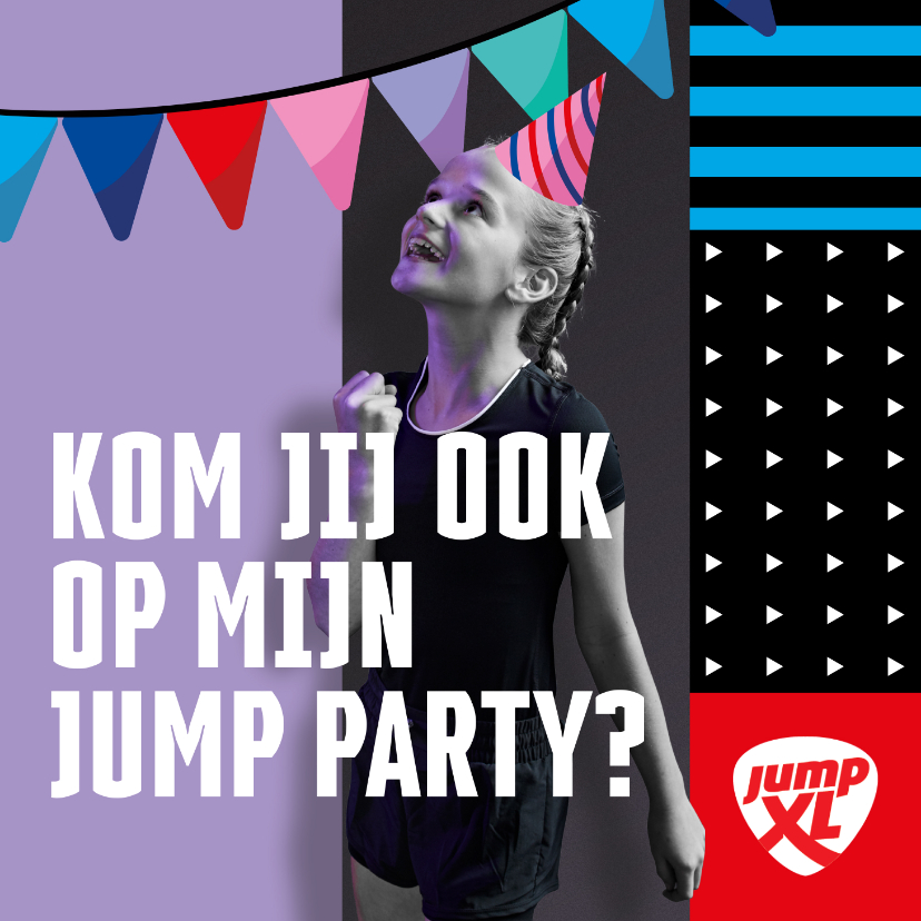 Jump XL kinderfeest JumpParty Meisje - Kinderfeestjes Kinderfeestjes - Jump XL kinderfeest JumpParty Meisje